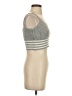 Romwe Silver Sleeveless Top Size 4 - photo 4