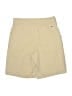 Crown & Ivy Solid Tan Khaki Shorts Size L - photo 2