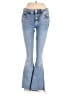 Zara Basic Hearts Blue Jeans Size 6 - photo 1