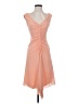 Laundry by Shelli Segal 100% Polyester Orange Cocktail Dress Size 4 - photo 1