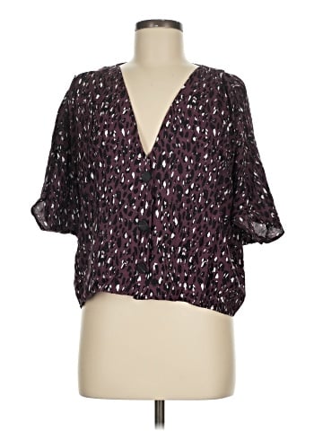 Topshop Short Sleeve Blouse (view 1)