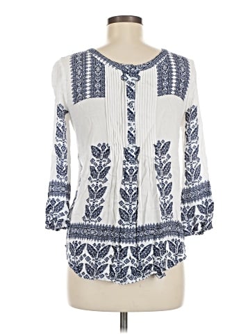 Pale Sky 3/4 Sleeve Blouse (view 2)