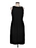Talbots 100% Polyester Solid Black Cocktail Dress Size 6 - photo 1