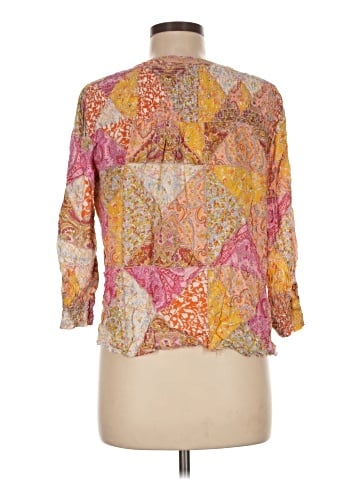 Rose + Olive 3/4 Sleeve Blouse (view 2)