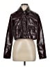 Boden 100% Polyester Metallic Solid Burgundy Jacket Size 8 - photo 1