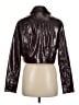 Boden 100% Polyester Metallic Solid Burgundy Jacket Size 8 - photo 2