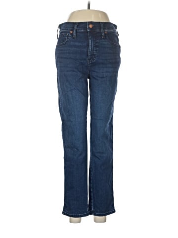 Madewell Mid-Rise Stovepipe Jeans in Dahill Wash (view 1)