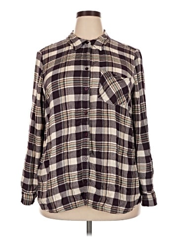 Style&Co Long Sleeve Button-Down Shirt (view 1)