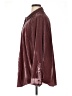 Torrid Metallic Burgundy Long Sleeve Button-Down Shirt Size 1X Plus (1) - photo 5