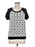 Moth 100% Cotton Black Short Sleeve Top Size M - photo 1