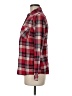 Lovestitch 100% Cotton Plaid Red Long Sleeve Button-Down Shirt Size M - photo 5