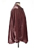 Torrid Metallic Burgundy Long Sleeve Button-Down Shirt Size 1X Plus (1) - photo 4