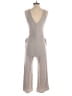 Caution to the Wind Chevron-herringbone Gray Brown Jumpsuit Size XS (estimated) - photo 2