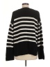 Gap 100% Cotton Stripes Black Pullover Sweater Size M - photo 2