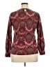 Talbots 100% Wool Paisley Burgundy Wool Pullover Sweater Size XL - photo 2