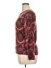 Talbots 100% Wool Paisley Burgundy Wool Pullover Sweater Size XL - photo 5