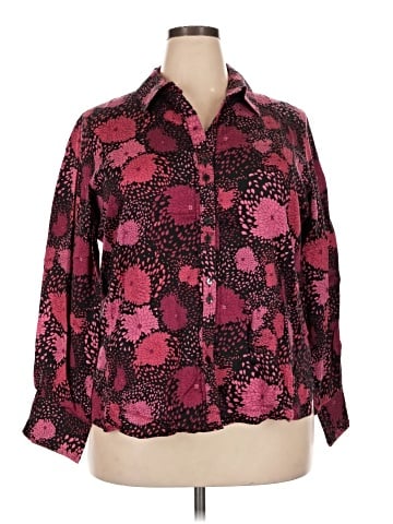 Foxcroft Long Sleeve Blouse (view 1)