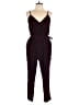Gap 100% Polyester Solid Burgundy Jumpsuit Size 10 Petite - photo 1
