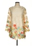 MULTIPLES 100% Polyester Ivory Cocktail Dress Size S - photo 1