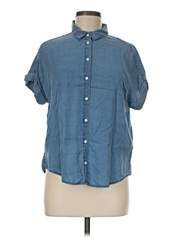 Banana Republic Short Sleeve Button-Down Shirt (view 1)