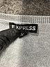 Express 100% Cotton Animal Print Gray Pullover Sweater Size S - photo 7