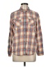 Eddie Bauer Plaid Orange Long Sleeve Button-Down Shirt Size M - photo 1