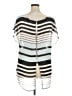 Torrid 100% Polyester Silver Short Sleeve Blouse Size 1X Plus (1) - photo 2