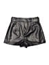 Missguided Metallic Black Shorts Size 6 - photo 1