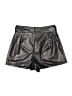 Missguided Metallic Black Shorts Size 6 - photo 2