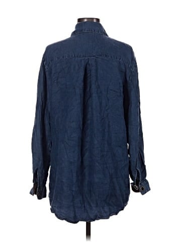 Soft Surroundings Long Sleeve Button-Down Shirt (view 2)
