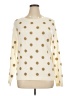 Talbots Polka Dots Ivory Pullover Sweater Size XL - photo 1