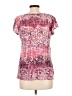 AGB Pink Short Sleeve Blouse Size L - photo 2