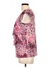 AGB Pink Short Sleeve Blouse Size L - photo 5