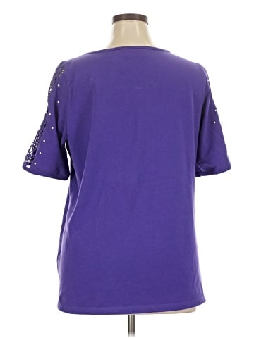 Quacker Factory Short Sleeve Top (view 2)