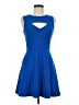 French Connection Hearts Blue Casual Dress Size M - photo 1