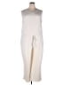 Muk Luks Solid Ivory Jumpsuit Size 2X - photo 1