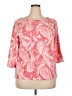 Talbots Pink 3/4 Sleeve Blouse Size 2X - photo 1