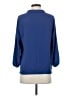 J.Jill Blue 3/4 Sleeve Blouse Size XS - photo 2