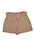 Express Solid Tan Khaki Shorts Size M - photo 1