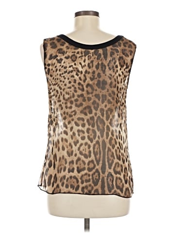 Dolce & Gabbana Silk Leopard Print Top (view 2)