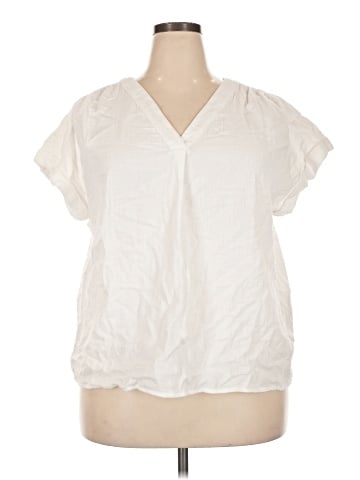 Style&Co Short Sleeve Blouse (view 1)