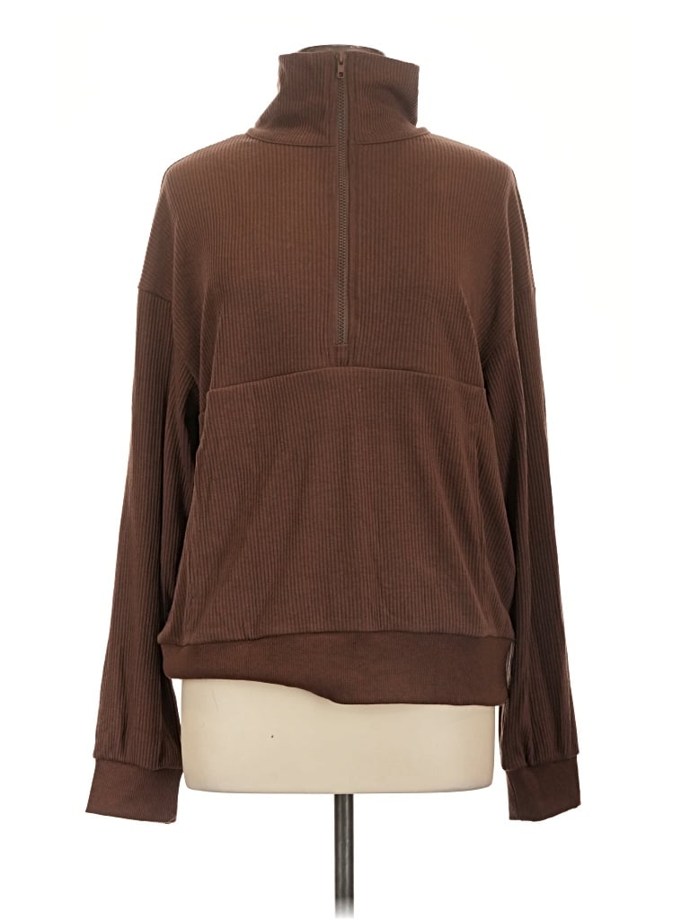 Prettygarden Turtleneck Sweater In Brown