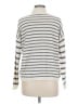 Madewell Stripes White Silver Pullover Sweater Size XXS - photo 2