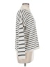 Madewell Stripes White Silver Pullover Sweater Size XXS - photo 4