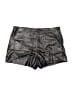 Madewell 100% Polyurethane Metallic Black Shorts Size 31 waist - photo 2