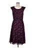 Halogen 100% Polyester Hearts Black Casual Dress Size 8 - photo 1