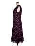 Halogen 100% Polyester Hearts Black Casual Dress Size 8 - photo 5