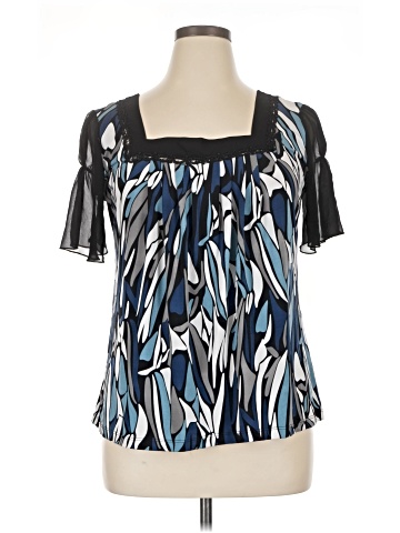 Creative Design Works Short Sleeve Blouse (view 1)