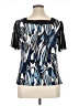 Creative Design Works Blue Short Sleeve Blouse Size XL (estimated) - photo 2