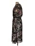 Banana Republic 100% Polyester Animal Print Black Cocktail Dress Size 12 - photo 5